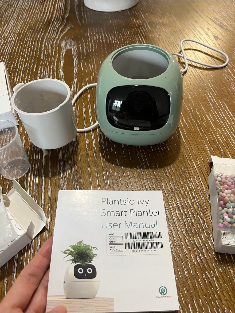 Plantsio Ivy Smart Planter - Sage Green